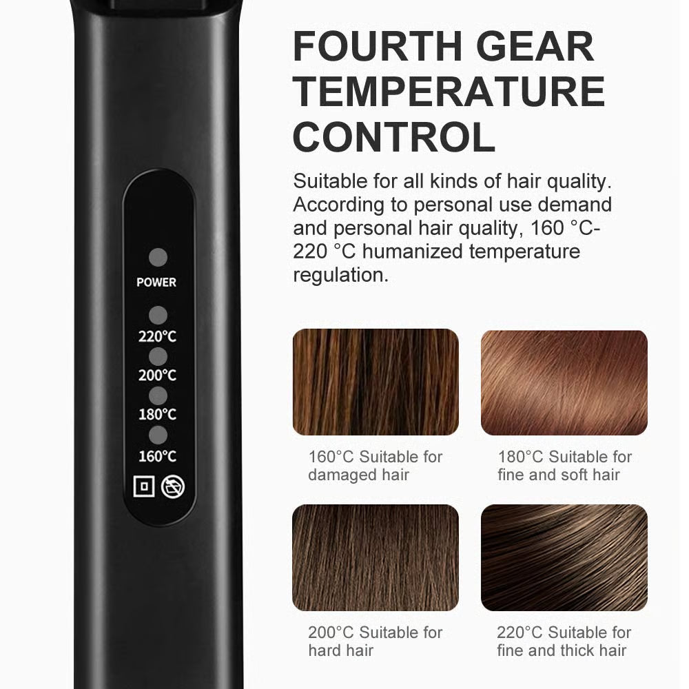 🔥Hurry Up - 70% OFF Only This Week - AIRFLOW- Straightener and Curling Irons 2 in 1, Heat Damage Protection Hair Styling Tools