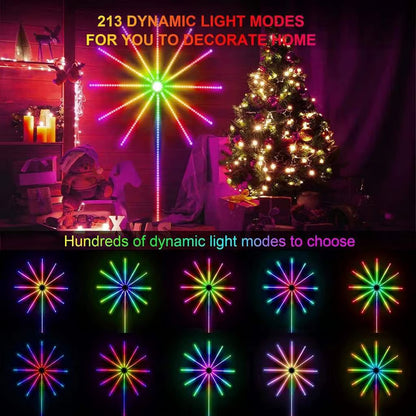 🎁💡WiFi Bluetooth Smart Fireworks Led Light