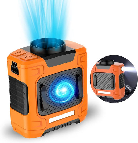 ☀️Last Day 49% OFF-10000mAh Outdoor Digital Fan with Flashlight
