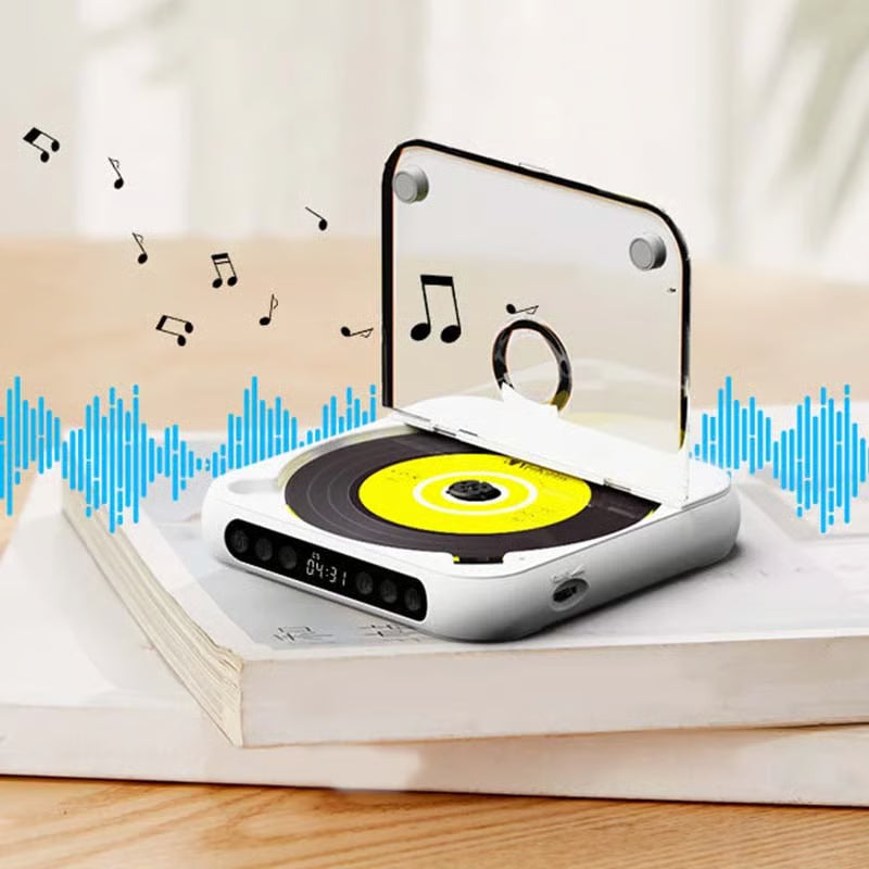 Portable Bluetooth CD Player - Halloween & Christmas SALE: 30% OFF!