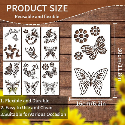 🎁49% OFF -🏡Garden Fence Large Flower Stencils🌻DIY Decoration