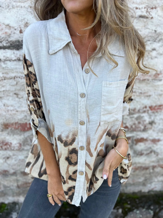 Leopard-printed Shirt