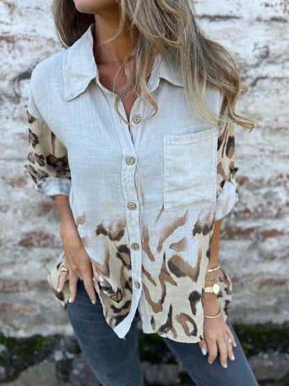 Leopard-printed Shirt