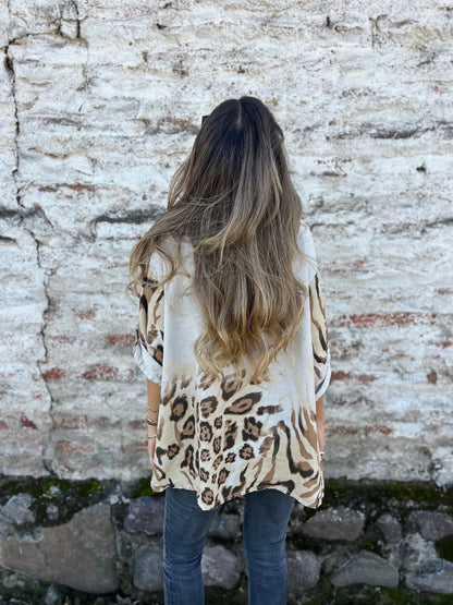 Leopard-printed Shirt