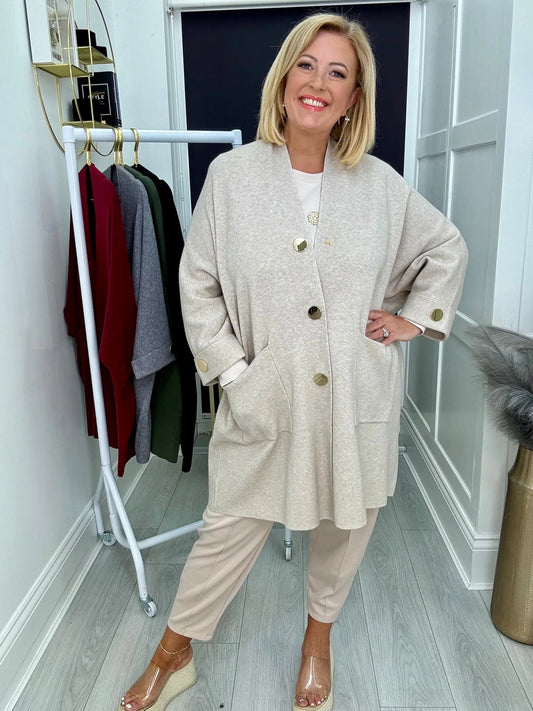 Women Breasts Casual Cardigan