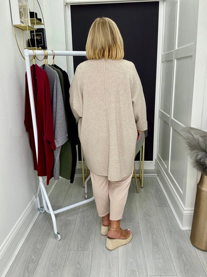 Women Breasts Casual Cardigan