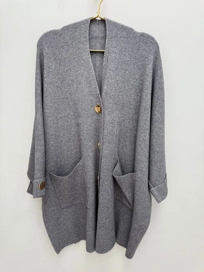 Women Breasts Casual Cardigan