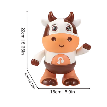 BoogieCow Light-Up Dancing Cow for Active Fun