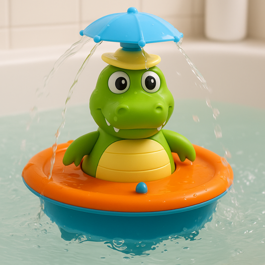 Froggle Spinning Bath Toy That Makes Splash Time Fun