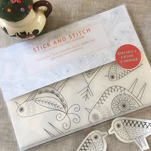 Water soluble embroidery transfers
