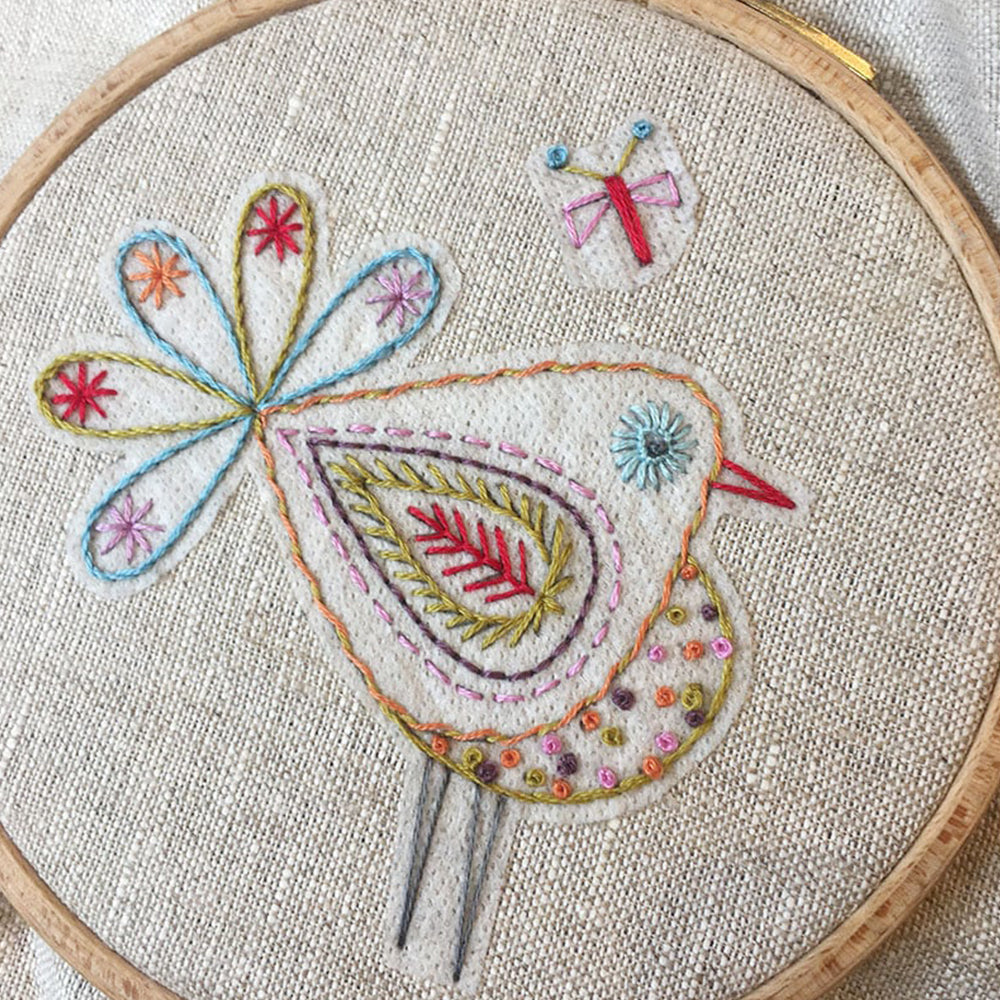 Water soluble embroidery transfers