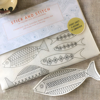 Water soluble embroidery transfers
