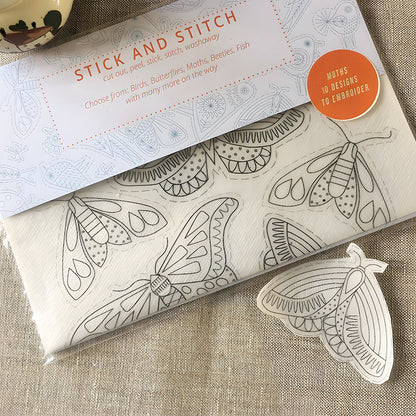 Water soluble embroidery transfers