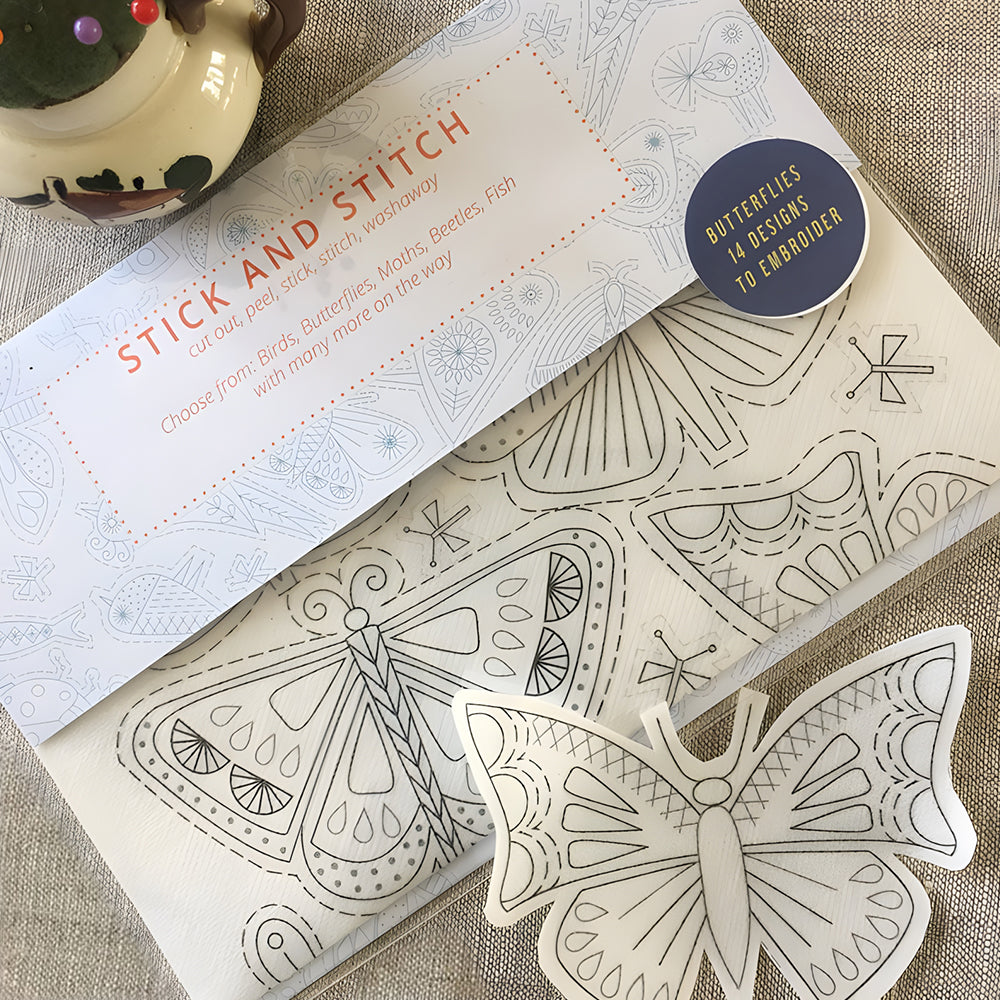 Water soluble embroidery transfers