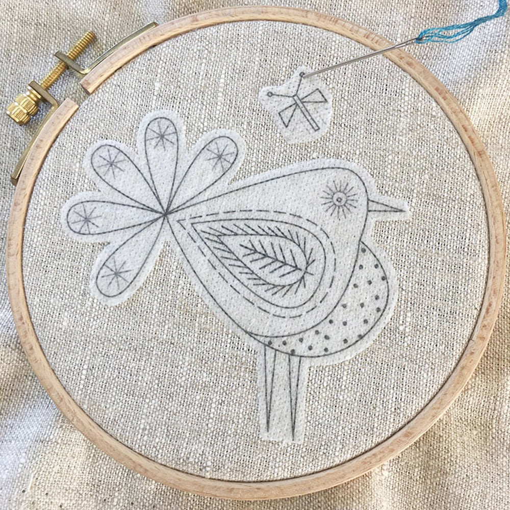 Water soluble embroidery transfers