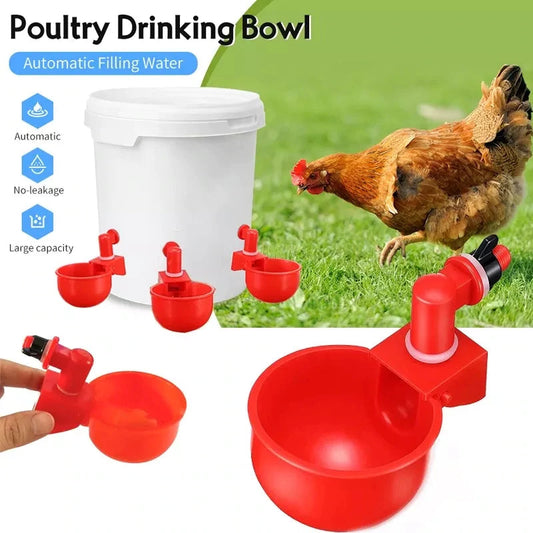 💥Last Day 50% Off--🔥Automatic Chicken Water Cup Bird Coop