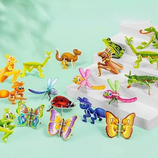 DinoSnap 3D Dinosaur Puzzle Set for Hands-On Learning