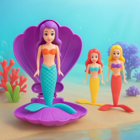Shellina Surprise Mermaid Toy That Opens Underwater