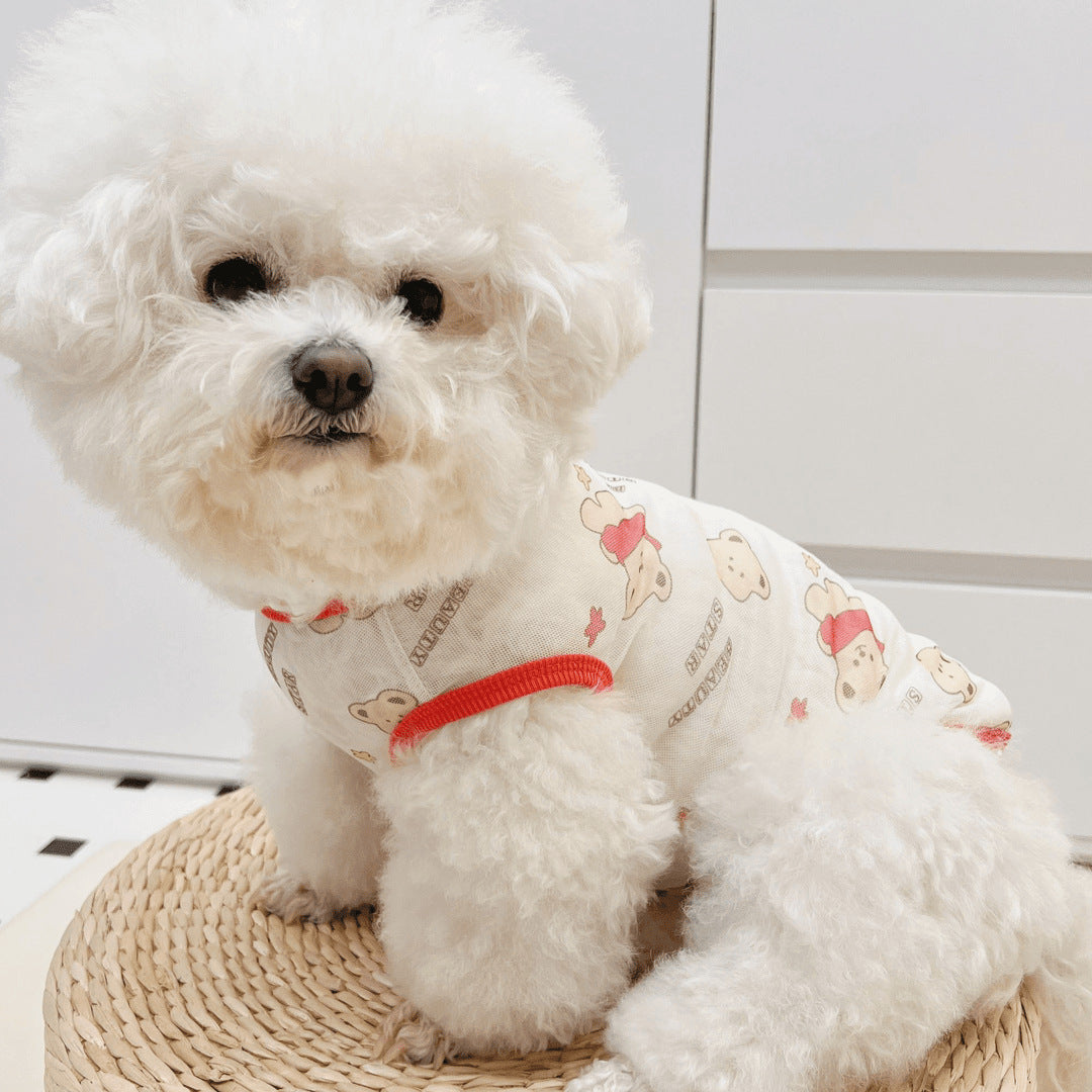 Ultra-Breathable Mesh Dog Shirt