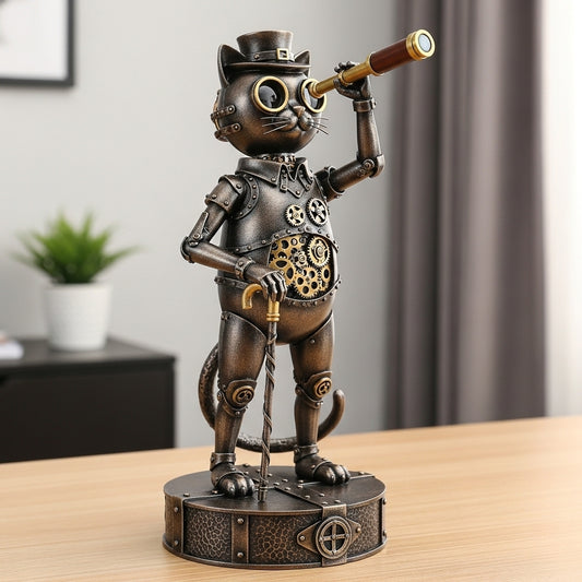Steampunk Explorer Animal Statues