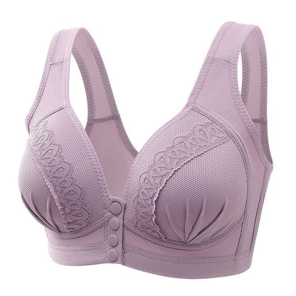 Buy 1 Get 2 Free-2025 breathable cotton bra with front button