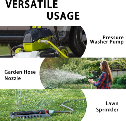 🍃Stainless Steel Garden Hose Quick Connect Fittings Set