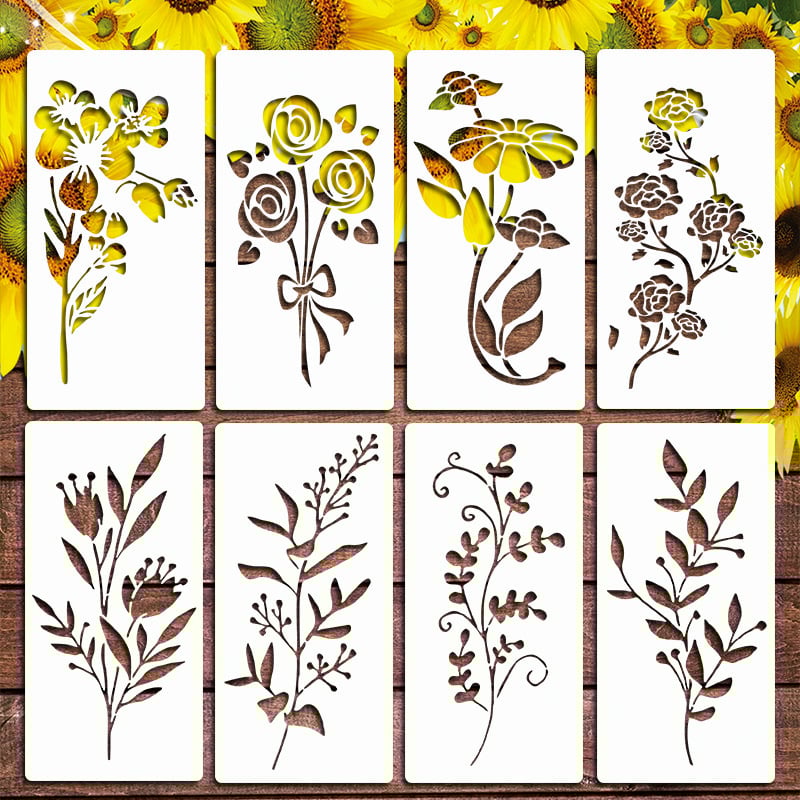 🎁49% OFF -🏡Garden Fence Large Flower Stencils🌻DIY Decoration