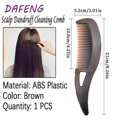 YOPOLL Scalp Exfoliating Comb – Dandruff Removal & No-Wash Massage Tool for Flaky, Oily Scalp Relief