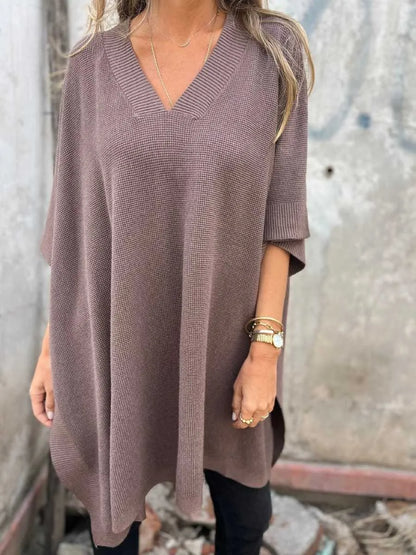 Women's Knit Poncho Cape Vest