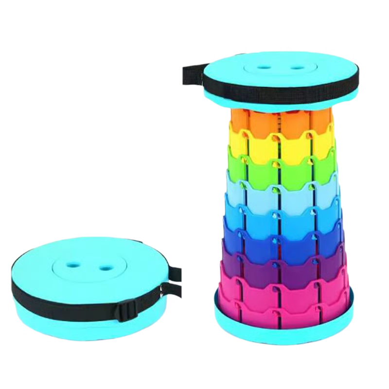 Upgraded Portable Collapsible Telescopic Stool