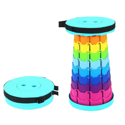 Upgraded Portable Collapsible Telescopic Stool