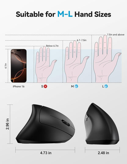 ✨LAST DAY🔥 Ergonomic Vertical Mouse