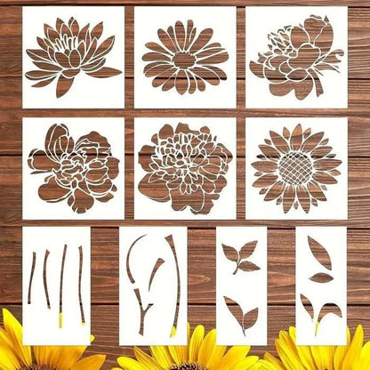 🎁49% OFF -🏡Garden Fence Large Flower Stencils🌻DIY Decoration