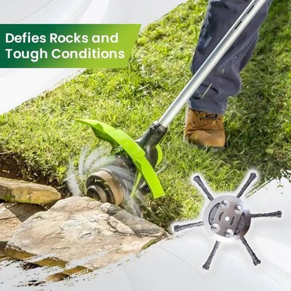 Universal Steel Wire Trimmer Head Replacement-Heavy-Duty Weed Brush Cutter