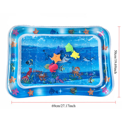 Inflatable Baby Tummy Time Water Mat