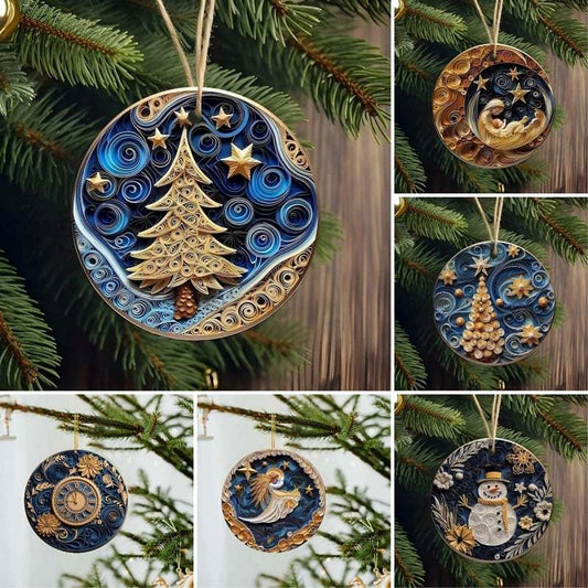 Flat Quilling Ornaments