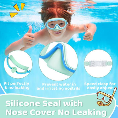 💥LAST DAY SALE 49% OFF- Kids Swim Goggles with Nose Cover
