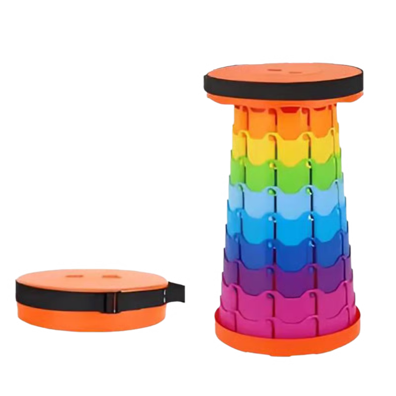 Upgraded Portable Collapsible Telescopic Stool