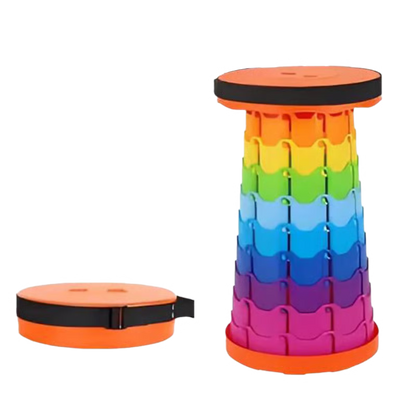 Upgraded Portable Collapsible Telescopic Stool