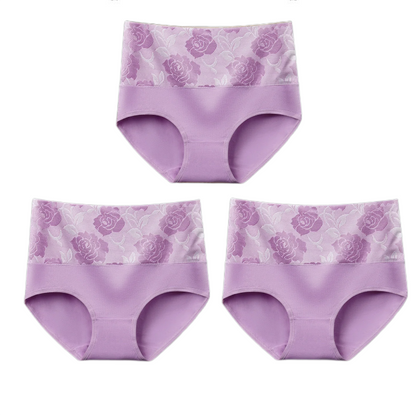 Cotton High Waist Abdominal Slimming Hygroscopic Antibacterial Underwear