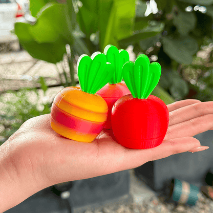 🥕3D Printed Decompression And Retractable Carrot Toy
