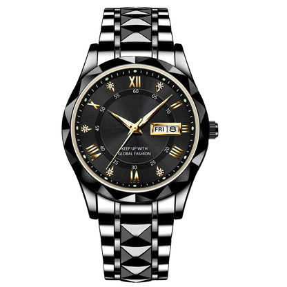 Last Day 75% OFF - Waterproof Luminous Stainless Steel Two-tone Quartz Men's Watch