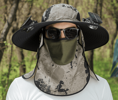 🎁Best father‘s Day Gifts❤2025 New Ultralight Solar Fan Sun Hat – Lighter Than a Baseball!⚾(Only 11oz)