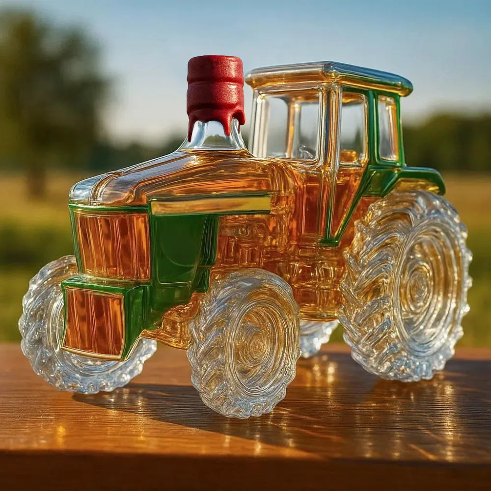Tractor whiskey bottle