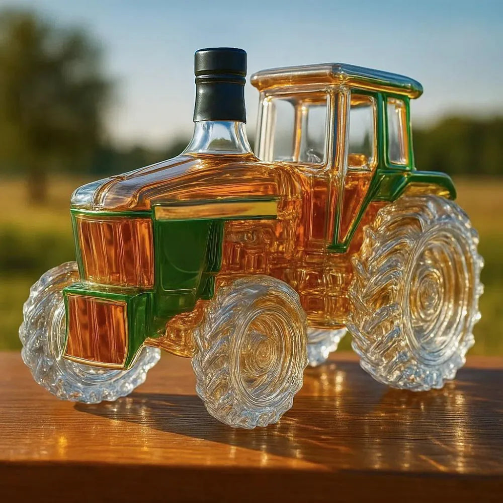 Tractor whiskey bottle