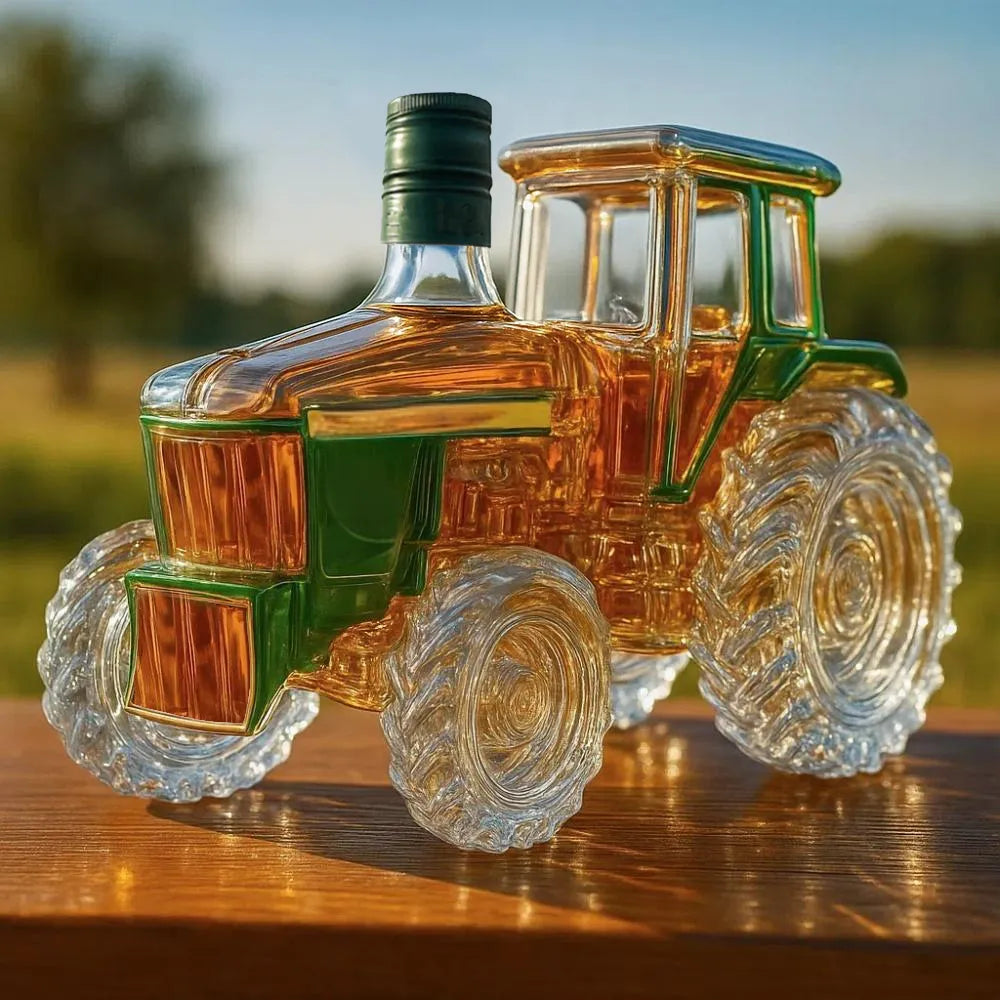 Tractor whiskey bottle