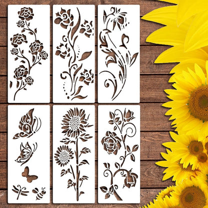 🎁49% OFF -🏡Garden Fence Large Flower Stencils🌻DIY Decoration