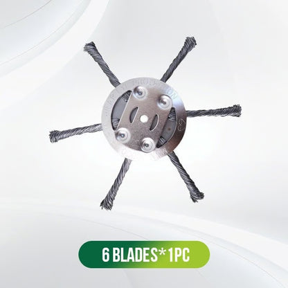 🔥BUY 2 GET 1 FREE👨‍🌾6 inch Steel Wire Brush Cutter Trimmer Head