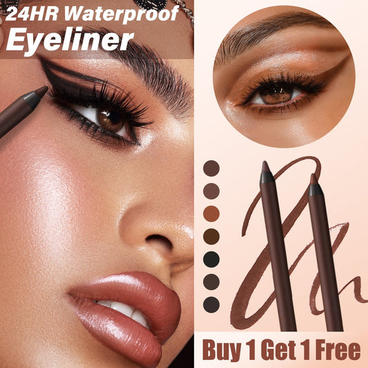 🎁Buy 1 Get 1 Free🔥 - 🌟24 HR Waterproof Eyeliner Duo Sharpenable Eye Pencil