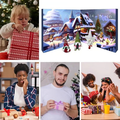 🎅 2025 Christmas( Halloween ) Gnome Countdown Calendar-🌟Christmas (New)